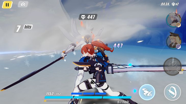 崩壊3rdの攻撃している画像