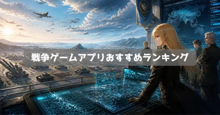 戦争ゲームアプリおすすめランキング｜リアルな戦場を描く無料スマホゲーム