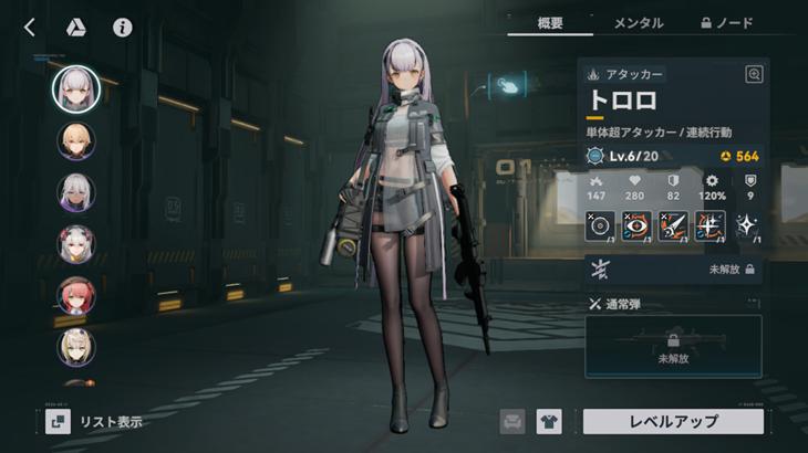 ドールズフロントライン2：エクシリウムのキャラクター画像