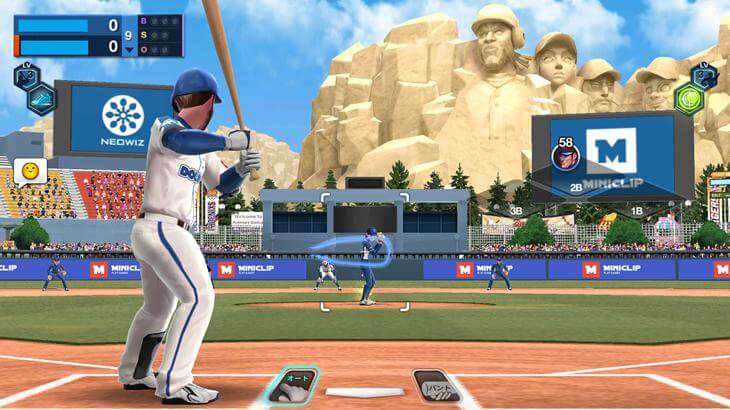 Baseball Clashのバッティング画像