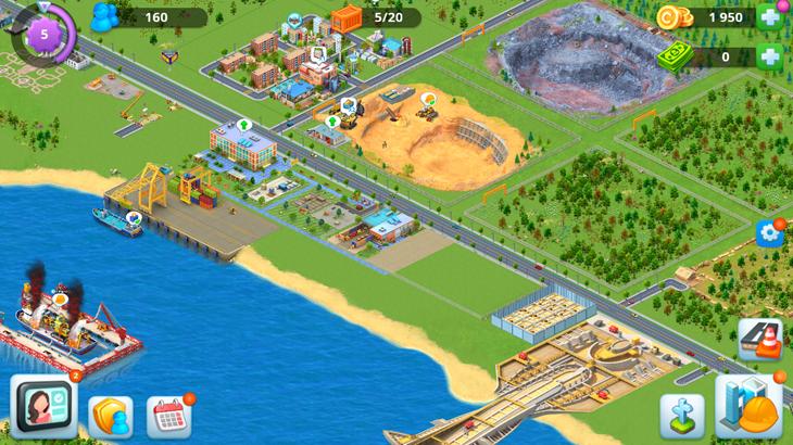 Global City（グローバル シティ）の広大なマップ画像