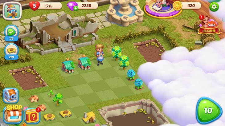 MatchingStoryの開拓する島の画像